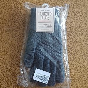 Bibi Gray Warm Touchscreen Gloves